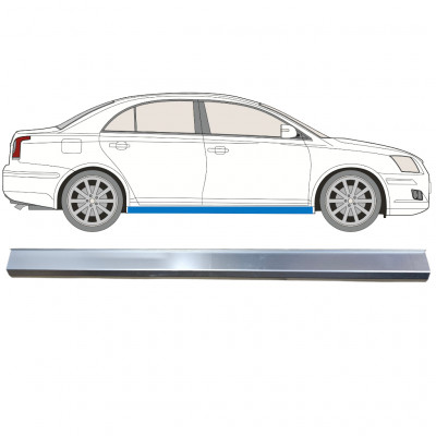 Opravný plech spodní části prahu na Toyota Avensis T25 2003-2008 / Levá = Pravá (symetrická) 12865