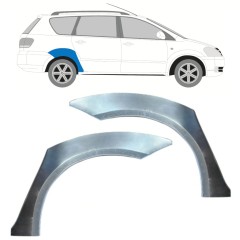 Lem zadního blatníku na Toyota Avensis Verso 2001-2011 / Levá+Pravá / Sada 15878