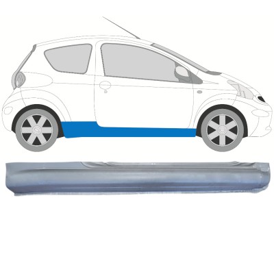 Kompletní práh na Toyota Aygo 2005-2012 / Pravá 14558