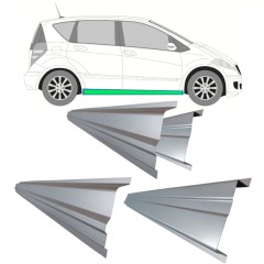 Opravný plech prahu vnitřní + vnější na Mercedes A-Class W169 2004-2012 / Levá = Pravá (symetrická) / Sada 11156