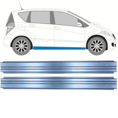 Opravný plech prahu vnitřní na Mercedes A-Class W169 2004-2012 / Levá = Pravá (symetrická) / Sada 11155