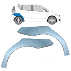 Lem zadního blatníku na Mercedes A-Class W169 2004-2012 / Levá+Pravá / Sada 9265