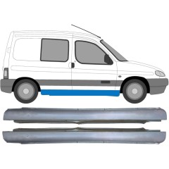 Opravný plech prahu na Citroen Berlingo 1996-2008 / Levá+Pravá / Sada 14130