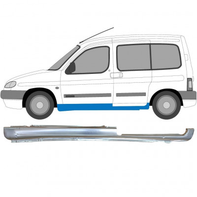Opravný plech prahu na Peugeot Partner 1996- / Levá 6955