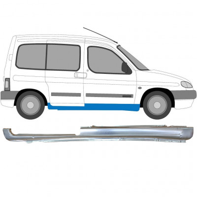 Opravný plech prahu na Peugeot Partner 1996- / Pravá 6954