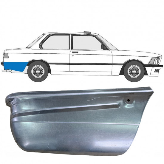 BMW 3 E21 1975-1984 2/4 DVEŘE OPRAVA PODBĚHU KOLA / PRÁVA