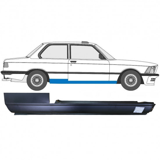 BMW 3 E21 1975-1984 2 DVEŘE CELÝ OPRAVA PRAHU / PRÁVA