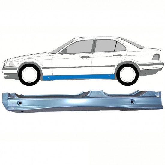 Kompletní práh na BMW 3 E36 1990-2000 / Levá 10855