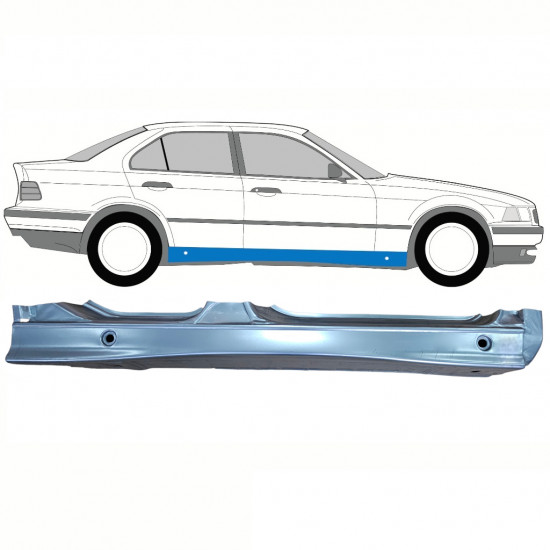 Kompletní práh na BMW 3 E36 1990-2000 / Pravá 10854