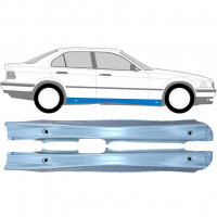 Kompletní práh na BMW 3 E36 1990-2000 / Levá+Pravá / Sada 6214