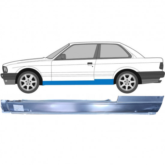 BMW 3 E30 1982-1994 2 DVEŘE CELÝ OPRAVA PRAHU / LEVÝ