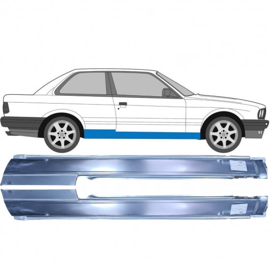 BMW 3 E30 1982-1994 2 DVEŘE CELÝ OPRAVA PRAHU / PÁR