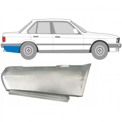 BMW 3 E30 1982-1987 2/4 DVEŘE OPRAVA PODBĚHU KOLA / PRÁVA