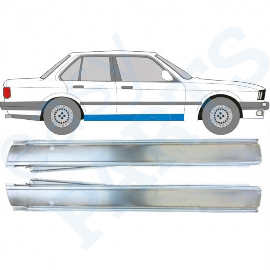 BMW 3 E30 1982-1994 4 DVEŘE CELÝ OPRAVA PRAHU / NASTAVIT