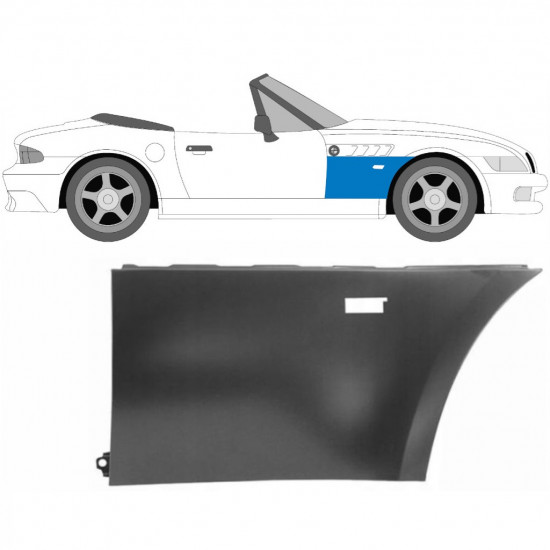 BMW Z3 1995-2003 COUPE ROADSTER PŘEDNÍ BLATNÍK / PRÁVA