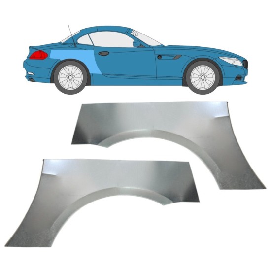 Lem zadního blatníku na BMW Z4 2009-2016 / Levá+Pravá / Sada 16327