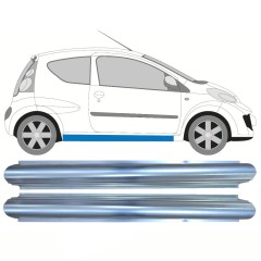 Opravný plech prahu na Citroen C1 2005-2012 / Levá+Pravá / Sada 10711
