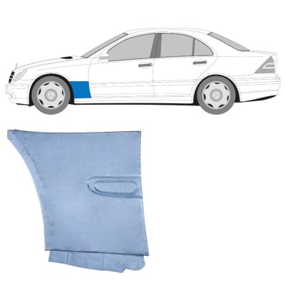 Opravný plech předního blatníku na Mercedes C-Class W203 2000-2007 / Levá 16030