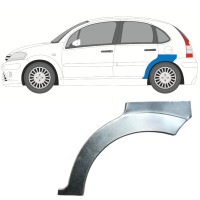 Lem zadního blatníku na Citroen C3 2002-2010 / Levá 14768 Lem zadního blatníku na Citroen C3 2002-2010 / Levá 14768