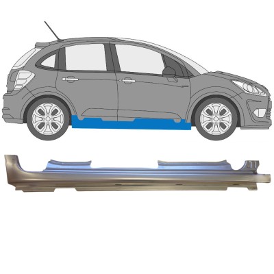 Kompletní práh na Citroen C3 2009-2016 / Pravá 14635