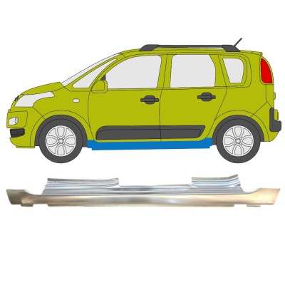 Kompletní práh na Citroen C3 Picasso 2008- / Levá 14633