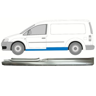 Kompletní práh na Volkswagen Caddy 2004-2020 / Levá 16027
