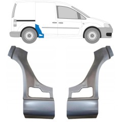 Lem zadního blatníku na Volkswagen Caddy 2004-2020 / Levá+Pravá / Sada 15164