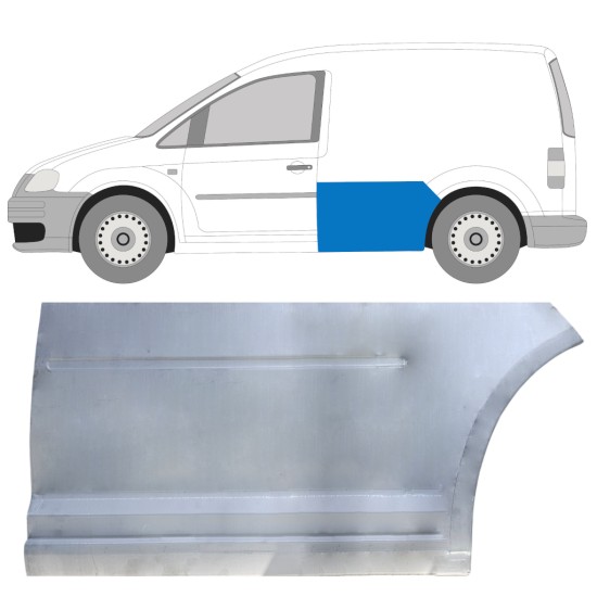 Opravný plech boku na Volkswagen Caddy 2004-2020 / Levá 16282