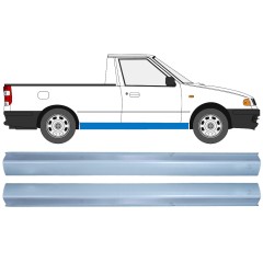 Opravný plech prahu na Volkswagen Caddy 1995-2004 / Levá = Pravá (symetrická) / PICKUP / Sada 16186