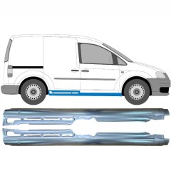 Kompletní práh na Volkswagen Caddy 2004-2020 / Levá+Pravá / Sada 9558