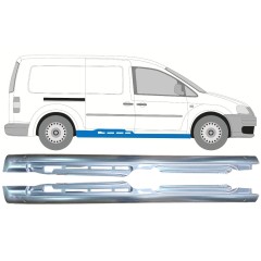 Kompletní práh na Volkswagen Caddy 2004-2020 / Levá+Pravá / Sada 10993