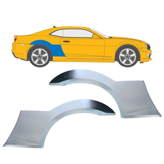 Lem zadního blatníku na Chevrolet Camaro 2009-2015 / Levá+Pravá / Sada 16333