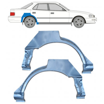 Lem zadního blatníku na Toyota Camry 1991-1996 / Levá+Pravá / Sada 10999