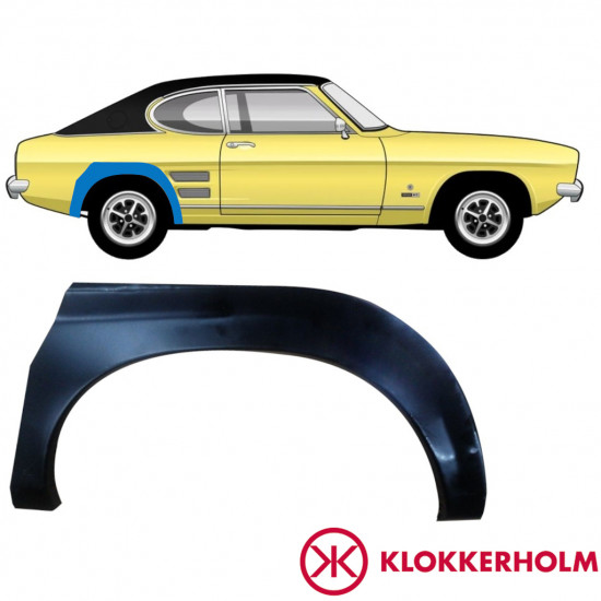 Lem zadního blatníku na Ford Capri 1968-1974 / Pravá 11000