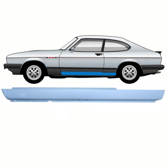 Opravný plech prahu na Ford Capri 1974-1987 / Levá 8781