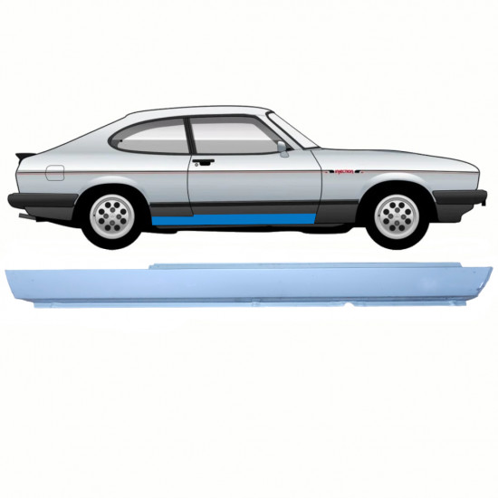 Opravný plech prahu na Ford Capri 1974-1987 / Pravá 8780