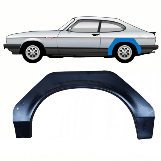 FORD CAPRI 1974-1987 PODBĚH ZADNÍHO KOLA OPRAVNÝ PANEL / LEVÝ