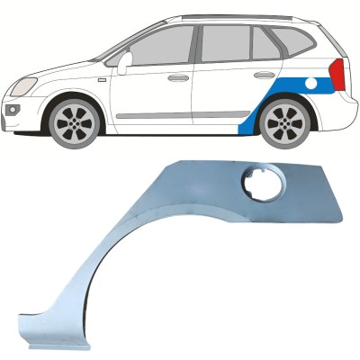 Lem zadního blatníku na Kia Carens 2006-2013 / Levá 16816