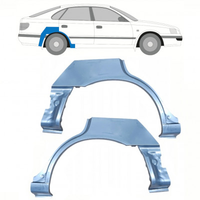 Lem zadního blatníku na Toyota Carina E 1992-1997 / Levá+Pravá / Sada 10464