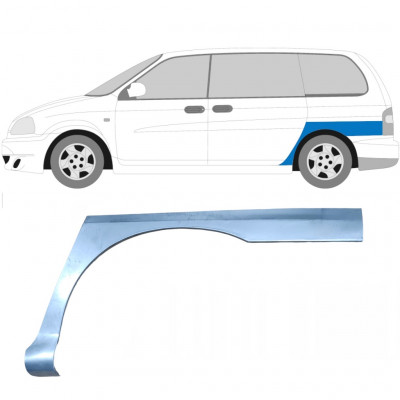 Lem zadního blatníku na Kia Carnival 1998-2006 / Levá 6670