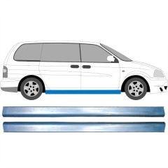 Opravný plech prahu na Kia Carnival 1998-2006 / Levá = Pravá (symetrická) / Sada 10691