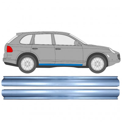 Opravný plech prahu na Porsche Cayenne 2002-2010 / Levá = Pravá (symetrická) / Sada 10002