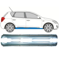 Kompletní práh na Kia Ceed 2006-2012 / Levá+Pravá / Sada 11739