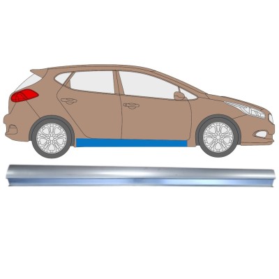 Opravný plech prahu na Kia Ceed 2012-2018 / Pravá 14868