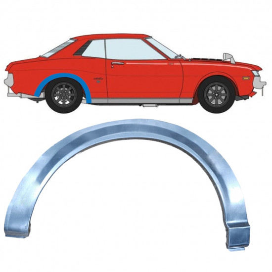 Lem zadního blatníku na Toyota Celica 1971-1978 / Pravá 11003