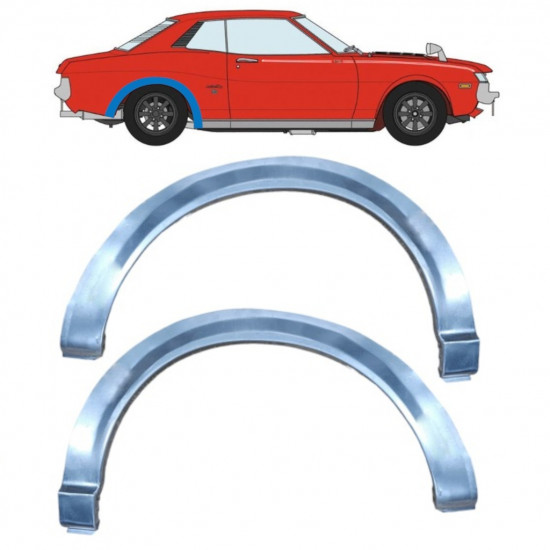 Lem zadního blatníku na Toyota Celica 1971-1978 / Levá+Pravá / Sada 11005