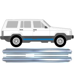 Opravný plech prahu na Jeep Cherokee 1984-2001 / Levá+Pravá / Sada 9240