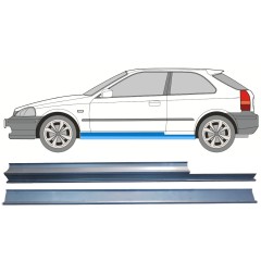 Opravný plech prahu na Honda Civic EJ EK 1995-2001 / Levá / Sada 10330
