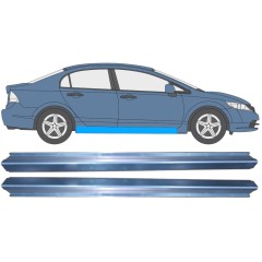 Opravný plech prahu na Honda Civic 2005-2011 / Levá+Pravá / SEDAN / Sada 11008