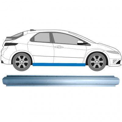 Opravný plech prahu na Honda Civic 2005-2011 / Levá = Pravá (symetrická) 12870